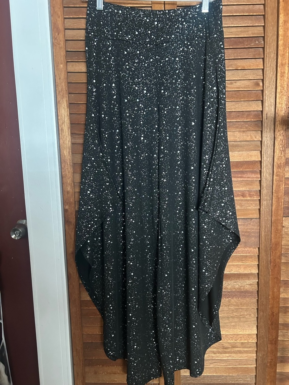 Black Speckled pants Sz Large